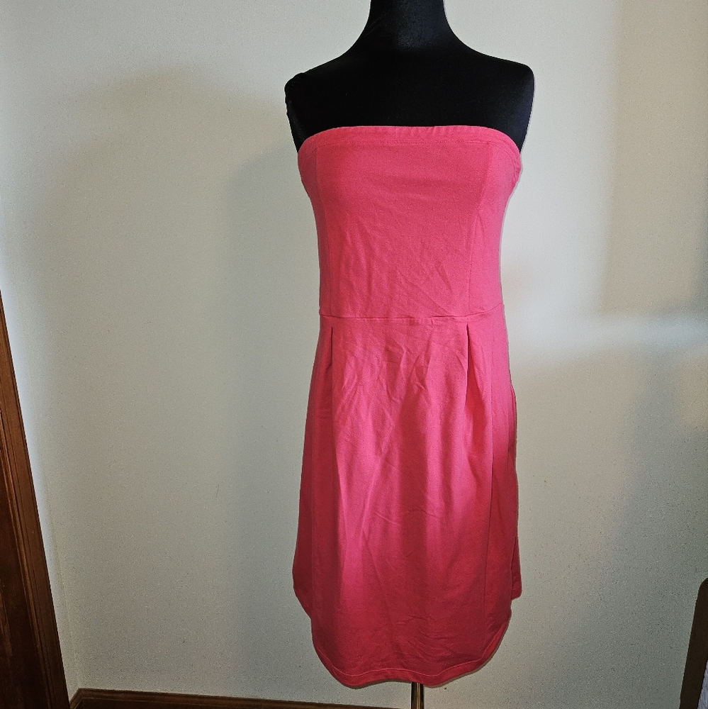 Old Navy Strapless Knit Dress Large Pink